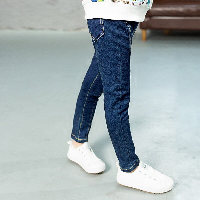 kinderen Jeans voor meisjes denim broek broek ripped jeans voor kinderen: 7T