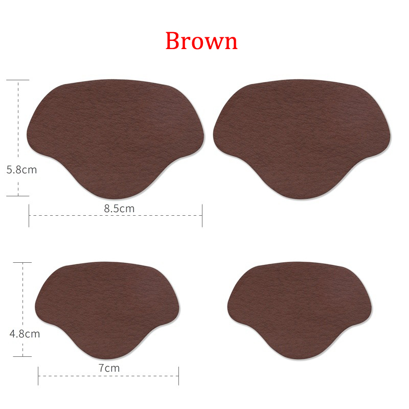 Plantillas con parche para zapatos deportivos, almohadillas antidesgaste para pies, plantilla protectora para el talón, pegatina trasera, tamaño ajustable, 4 Uds.: Rosa