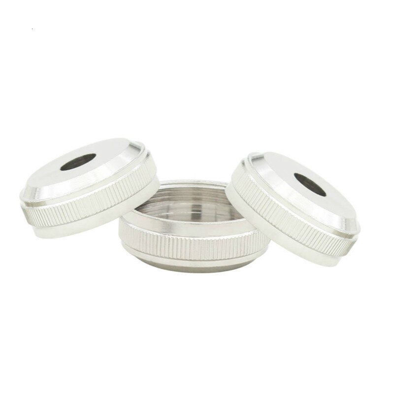 6 pièces trompette bouchon inférieur trompette clé bouton Piston bouchon de Valve vis cuivre accessoires partie