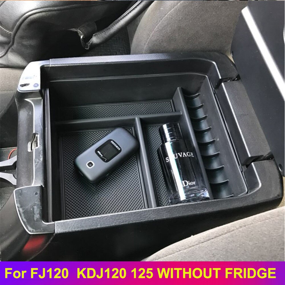 Accoudoir de voiture Boîte De Rangement Plateau Pour Peugeot 3008 3008GT 5008 Console centrale Porte Poignée Boîte à Gants Ranger: without fridge