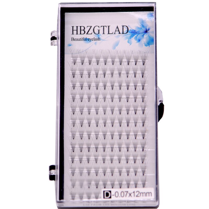 7D Russische Volume Wimpers Extension Korte Steel Pre gemaakt Fans Lash Wimper Individuele Extensions