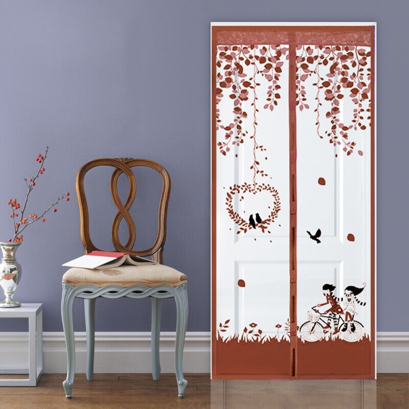 1PC Magnetic Bug Screen Door Window Curtain Insect Fly Mosquito Screen Curtain Anti Mosquito Indoor Protect Net Curtain: 3 / 100X210cm