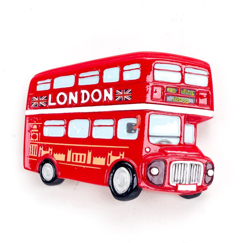 Magnet Refrigerator England London Cubs London Eye London Bridge Refrigerator Magnet Magnetic Refrigerator Souvenirs: 4
