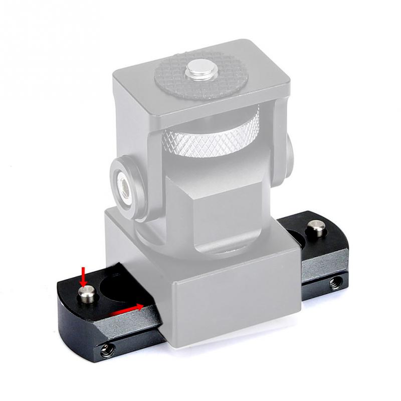6cm Lange Schiene Schwarz Rigs Mit Frühling Pins Anti Werkzeug Quick Release Durable Sicherheit Aluminium Legierung Schutzhülle Für DSLR Kamera