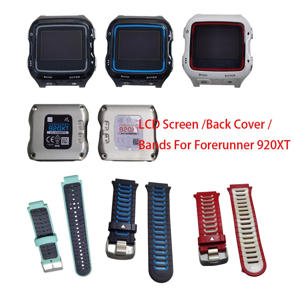 Voor Garmin Forerunner 920XT Lcd Scherm Front Case/Back Case Met Batterij 361-00078-00/Siliconen wrist Band