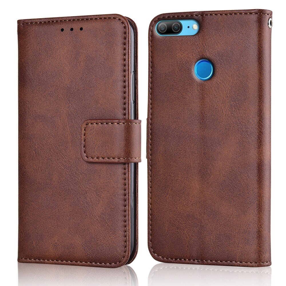 For On Huawei Honor 9 Lite LLD-L31 5.65'' Cover Honor 9 Lite LLD-L31 5.65'' Cover Wallet Case For Huawei Honor 9Lite Case: niu-Brown