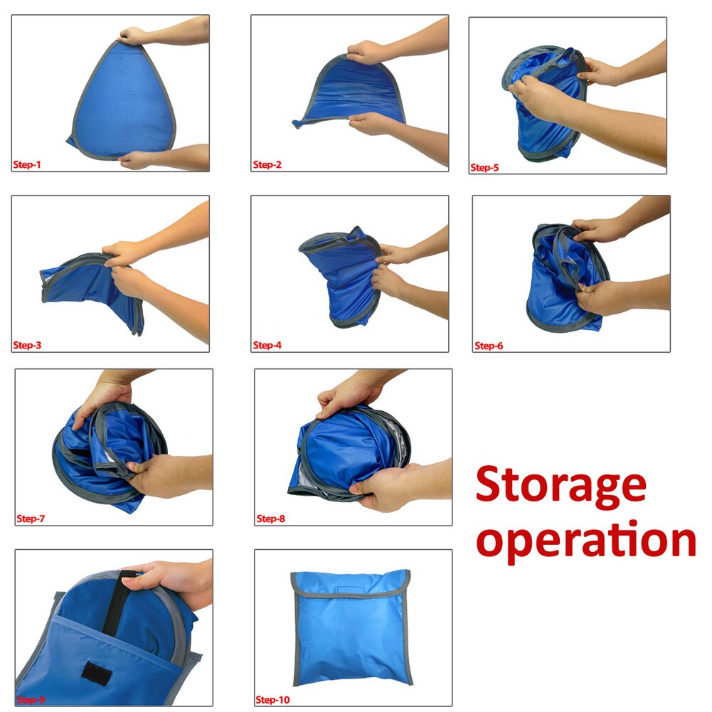 Sun Shelter Instant Foldable Outdoor Picnic Anti-UV With Pockets For Beach Mini Camping Canopy Portable Automatic Shade Tent