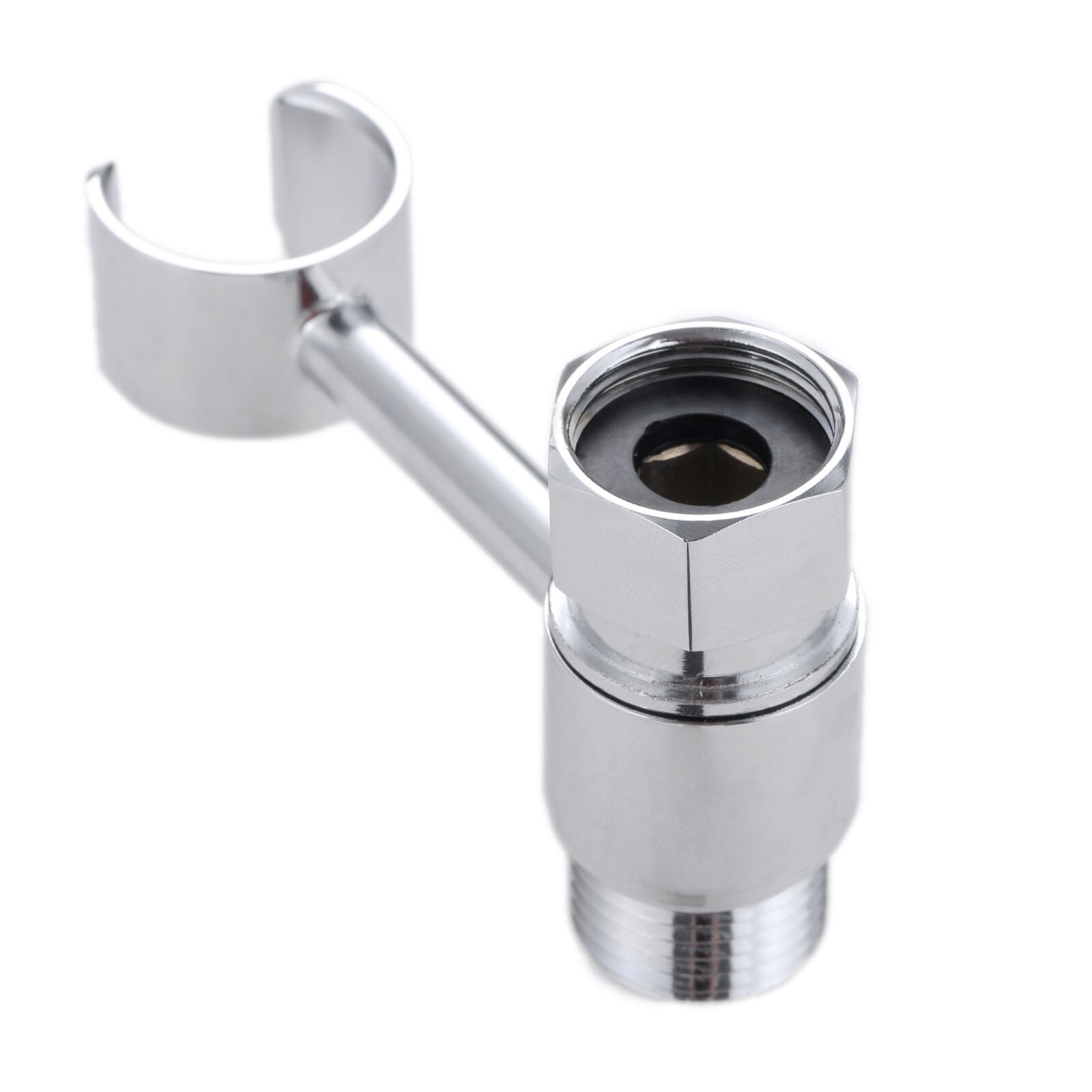 360 Degrees Rotatable Shower Head Holder Shower Stand/Hand Bathroom Showerhead Support Exempt From Drilling 1/2 Inch Thread
