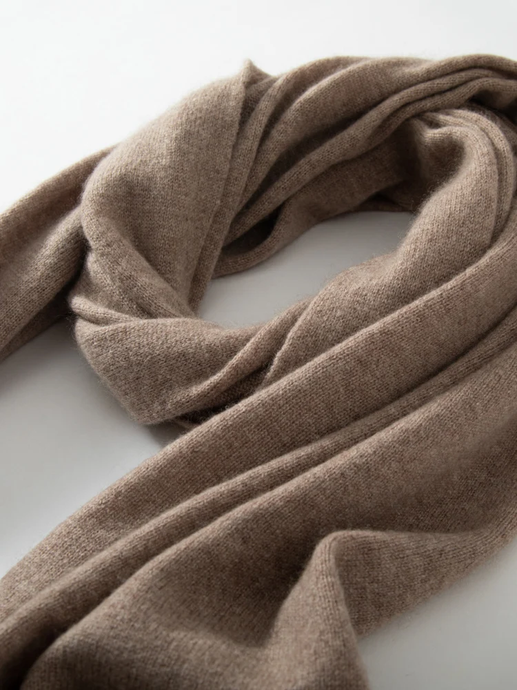 Bufanda de Cachemira de lana para mujer, Pashmina sólida básica, bufandas grandes simples, chal de Cachemira, envolturas exteriores ligeras, Hijab Delgado, Otoño e Invierno