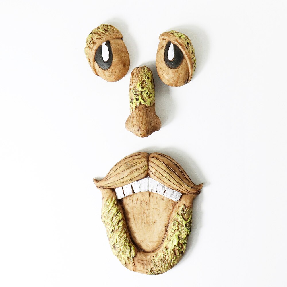 Old Man Tree Hugger Yard Art Outdoor Funny Tree Sculpture Bark Face Decor Resin Face Easter Props For Home Garden Decor