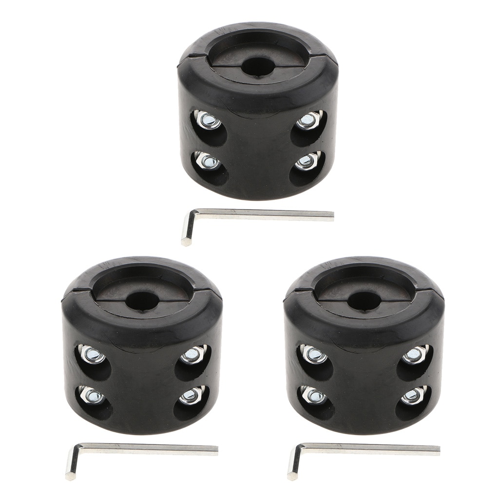 3X Schwarz Winde Kabel Haken Stopper Gummi Seil Linie Sparer für ATV UTV Fahrzeug 1/2 zoll Kabel Öffnung Durchmesser, perfekte passen