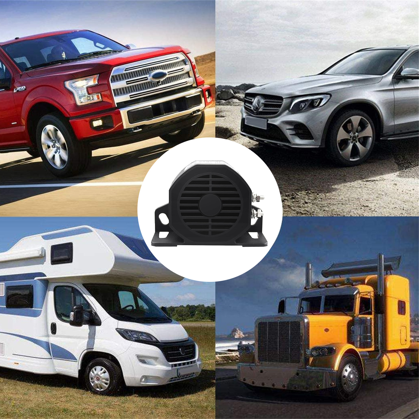 Backup Siren Beeper Buzzer Sound Warning Alarm Car Truck Vehicle Horn For Vehicle Reversing Reminders