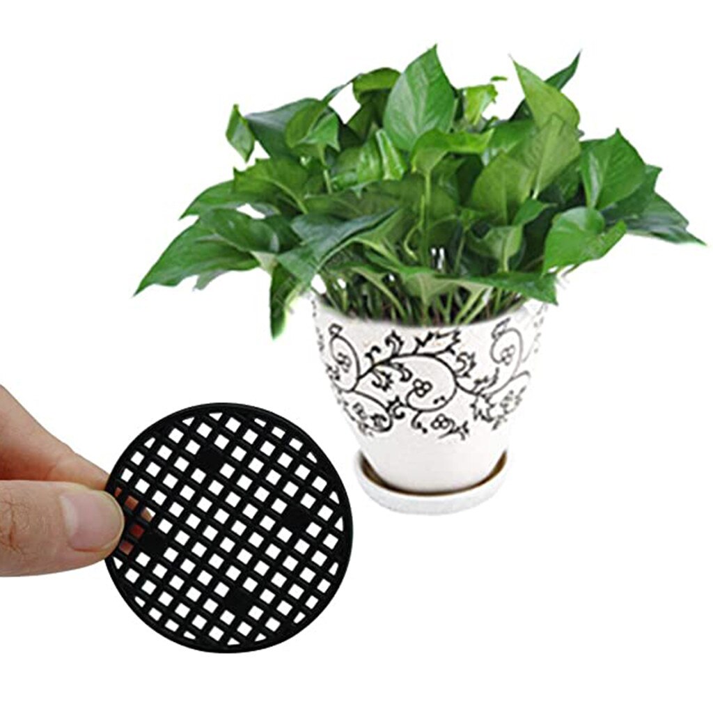 50 st blomkruka hål nätdyna bottenmatta andningsbar dräneringspackning nät andningsbar packning nät nätdyna för bonsai
