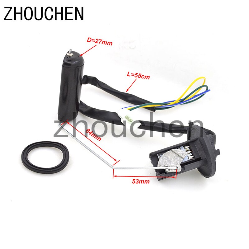 2088 Motorcycle Fuel Level Sensor Gasoline Tank Oil Float Gauge Unit For GY6-125 GY6 125 Scooter Moped Spare Parts