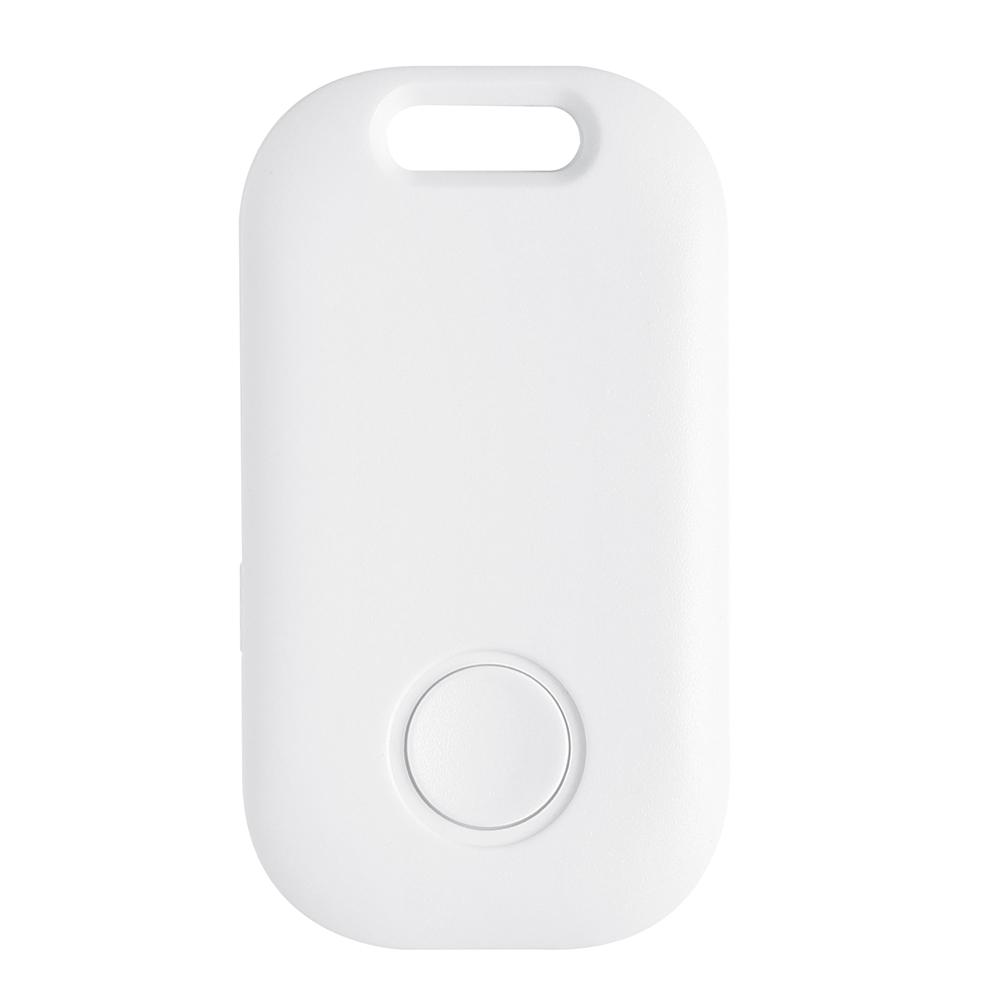 S6 Portable Smart Key Finder Bluetooth Tracker Luggage Wallet Key Tracking Device Compatible for iOS9.0/Android 9.0 Cell Phone: White