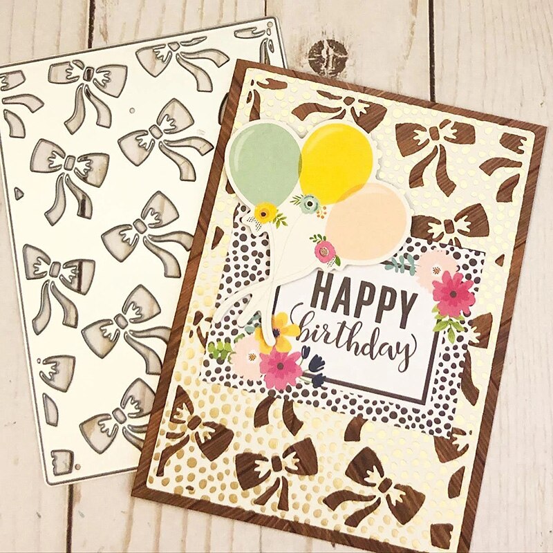 Lot De 3 Matrices Découpe Métal Nœud Papillon, Fleur, Papillon - Pour Scrapbooking, Cartes DIY, Gaufrage