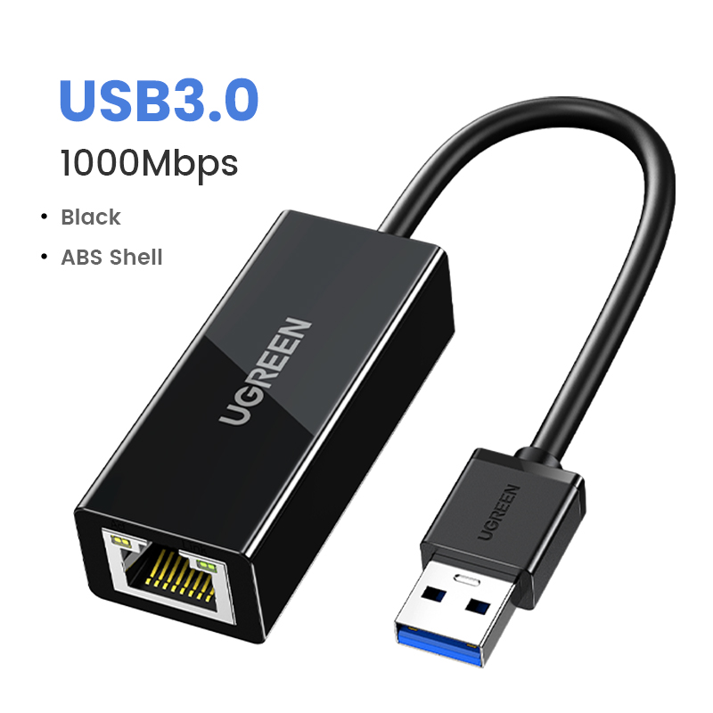 UGREEN USB Ethernet Adapter USB 3.0 Network Card to USB RJ45 Lan for PC Windows 10 Xiaomi Mi Box 3/S Nintend Switch Ethernet USB: Pink
