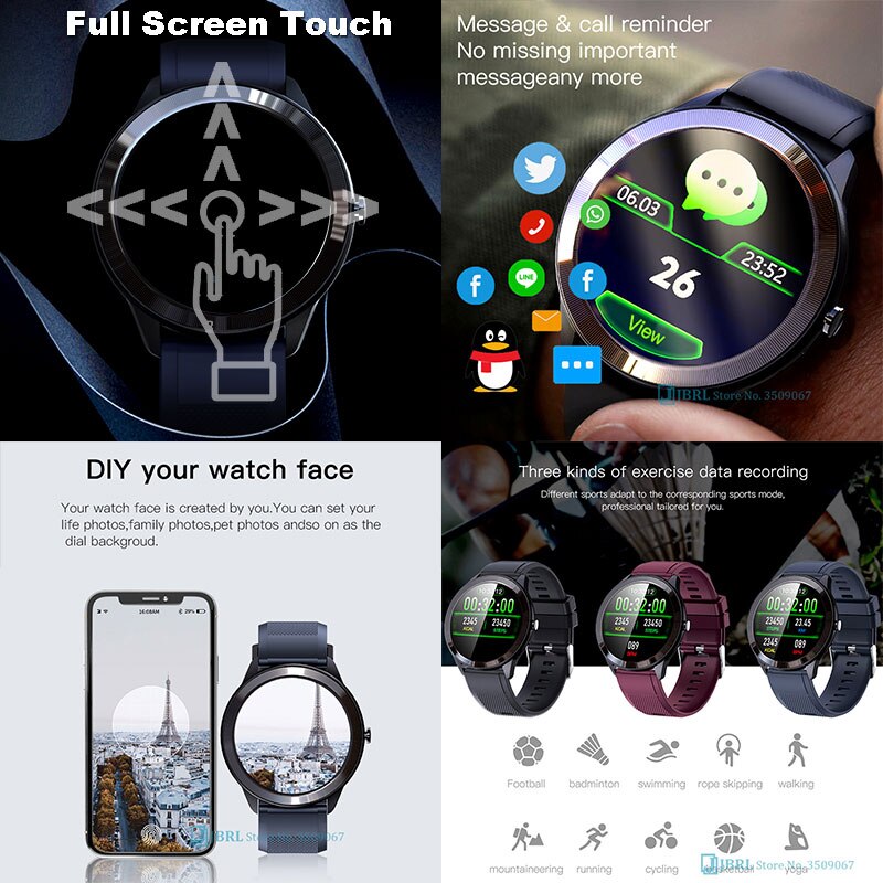 Reloj Digital deportivo para hombre, pulsera electrónica LED, resistente al agua, con Bluetooth táctil
