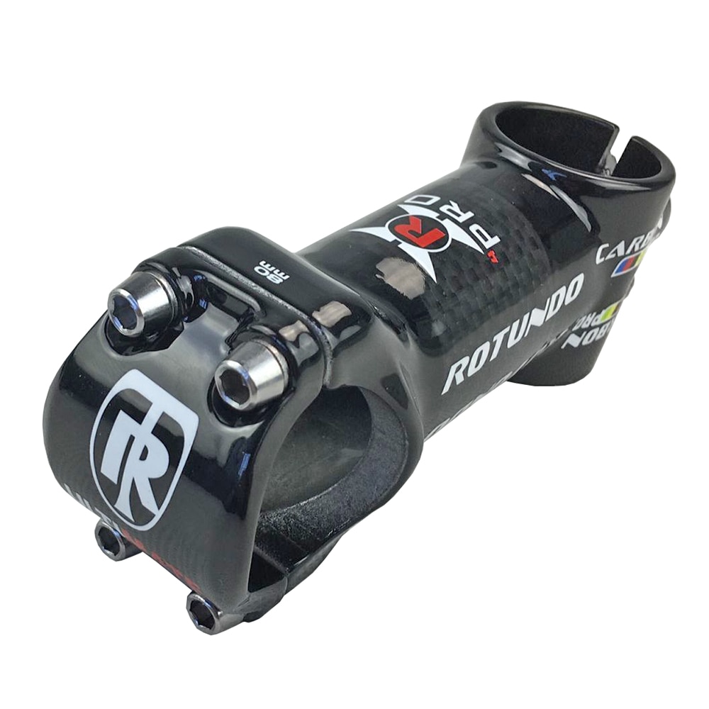 Carbon stuurpen 31.8mm Road/MTB 3 k Gloss Carbon fiber Stengels Fietsonderdelen 70/80/90 /100/110 Fiets Stuurpen