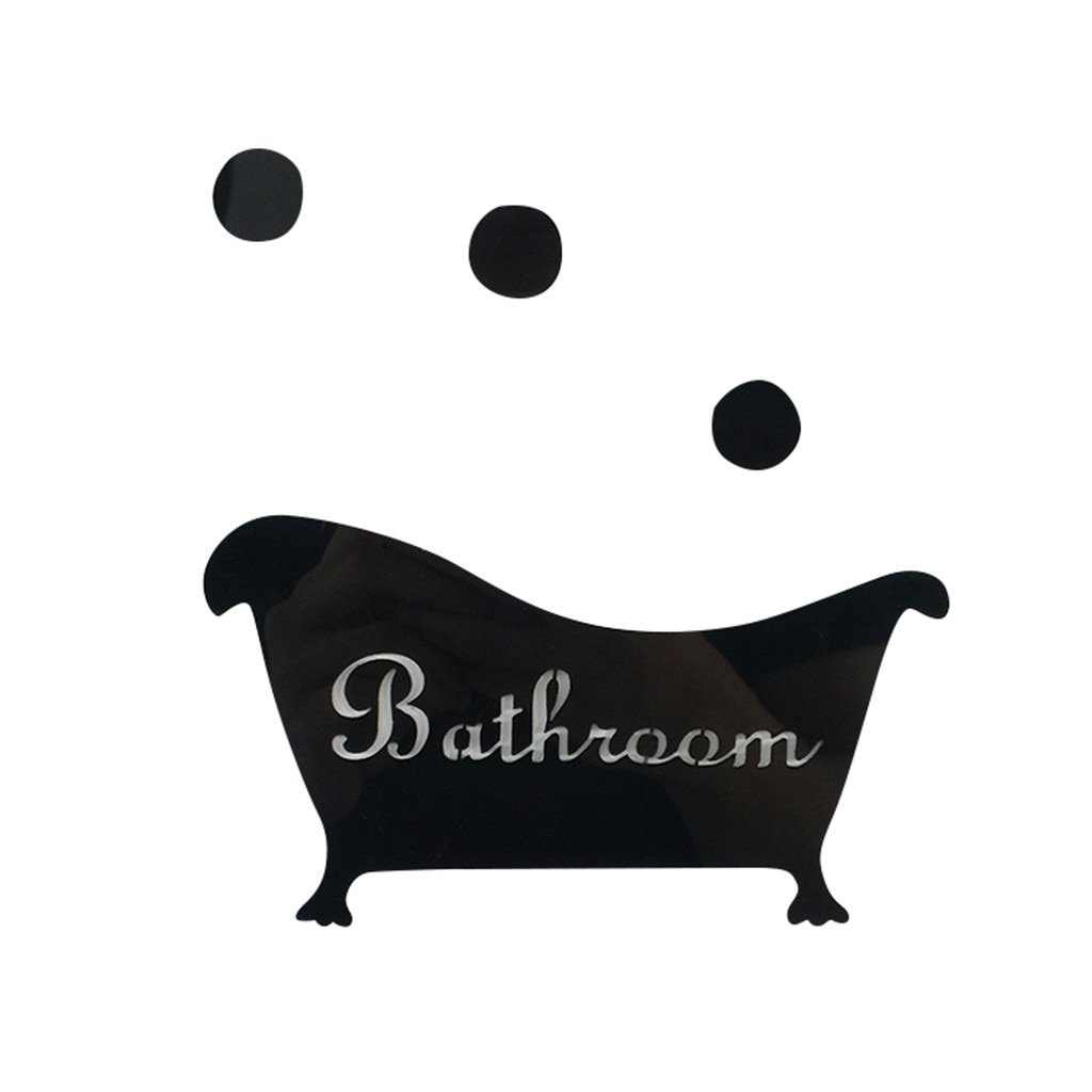 Miroir autocollant pour décor à la maison 3d Stickers muraux salle de bain accessoires de décoration pour salle de bain autocollants pour carreaux étanche
