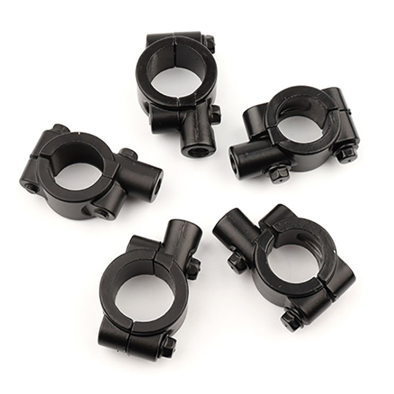 Motorrad Rückansicht Lenker Halfter Adapter Klemm sockel 8mm schwarz Aluminium Universal- Motorrad Werkzeug