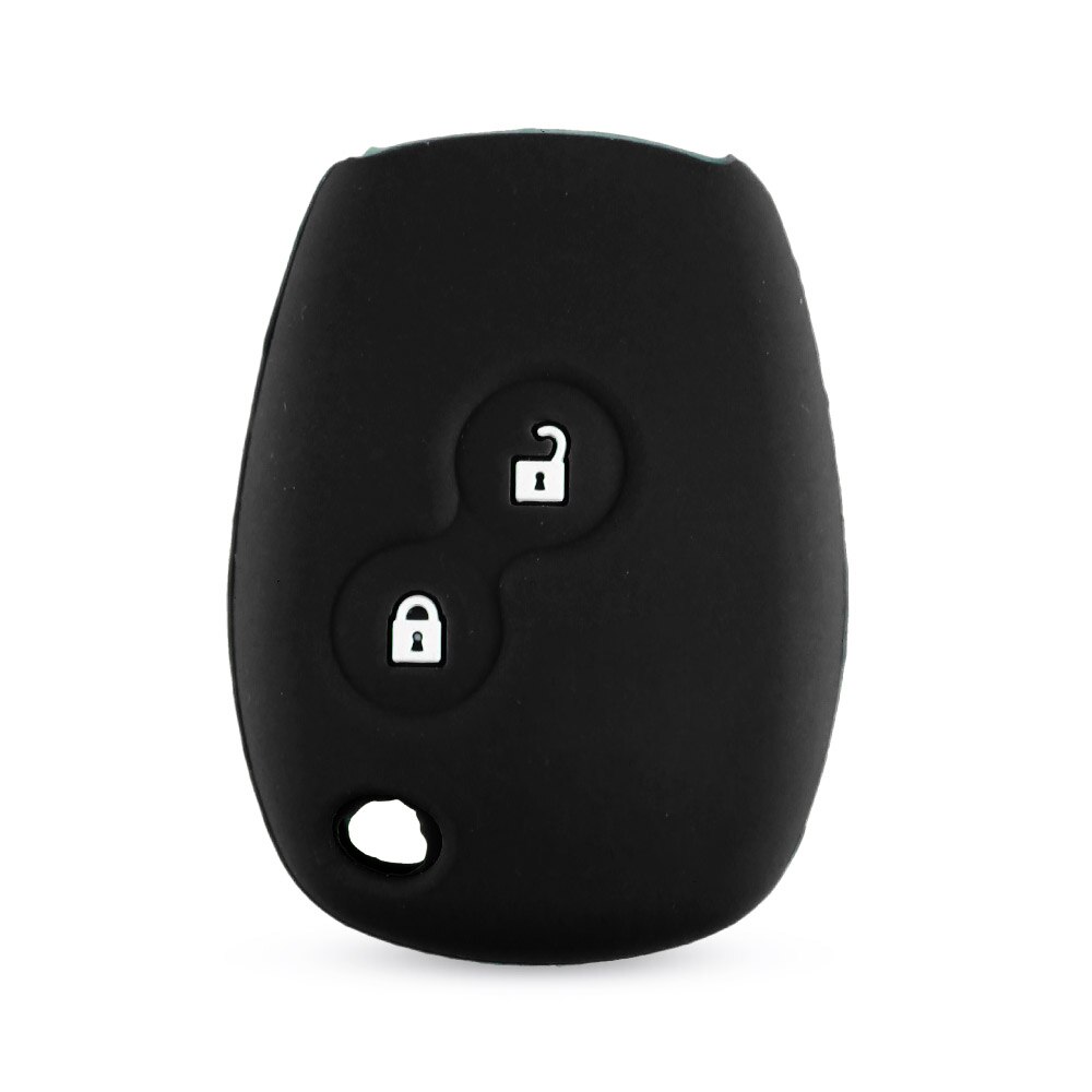Dandkey silikone bilnøgle cover til renault kangoo dacia scenic megane sandero captur twingo modu bil fjernbetjening