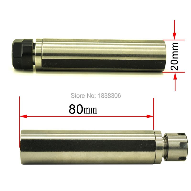 ER11 collet chuck retractable 1pcs SL20-WER11M-80L Floating straight shank tapping collet chuck and tapping holder for lathe