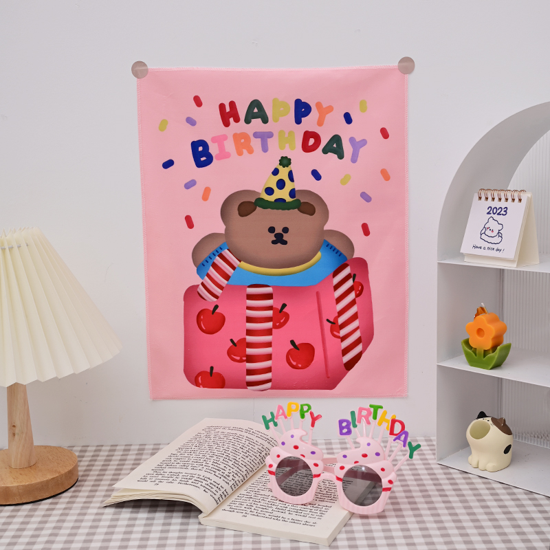 Väggdekoration tyg hängande gobelänger flerfärgad gobeläng bakgrundsduk hemmakontor dekor fest babyshower-tillbehör