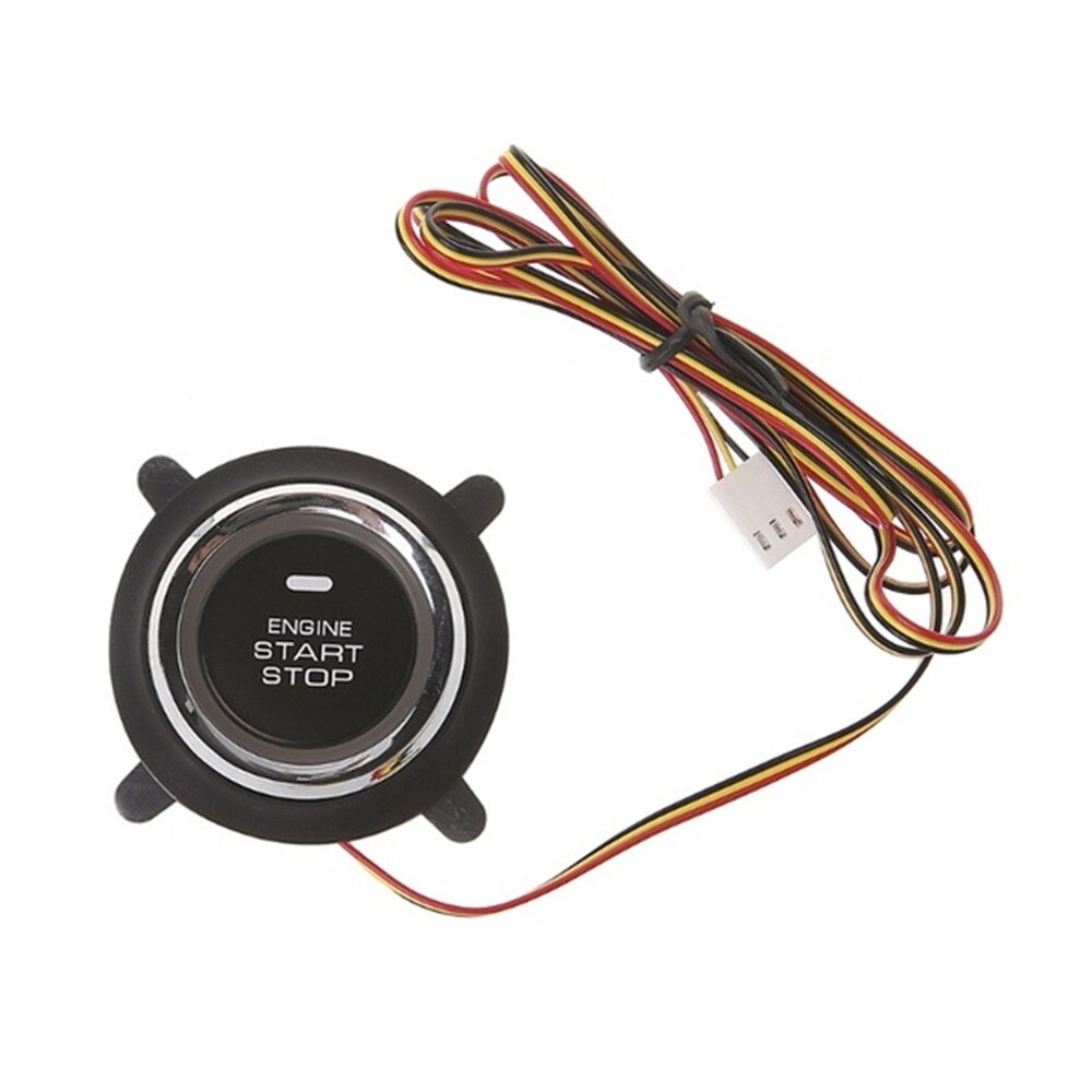 12V Car Engine Push Start Button for PKE Smart Key Push Button Car Ignition Engine Button Switch Keyless Start Ignition Starter: Default Title