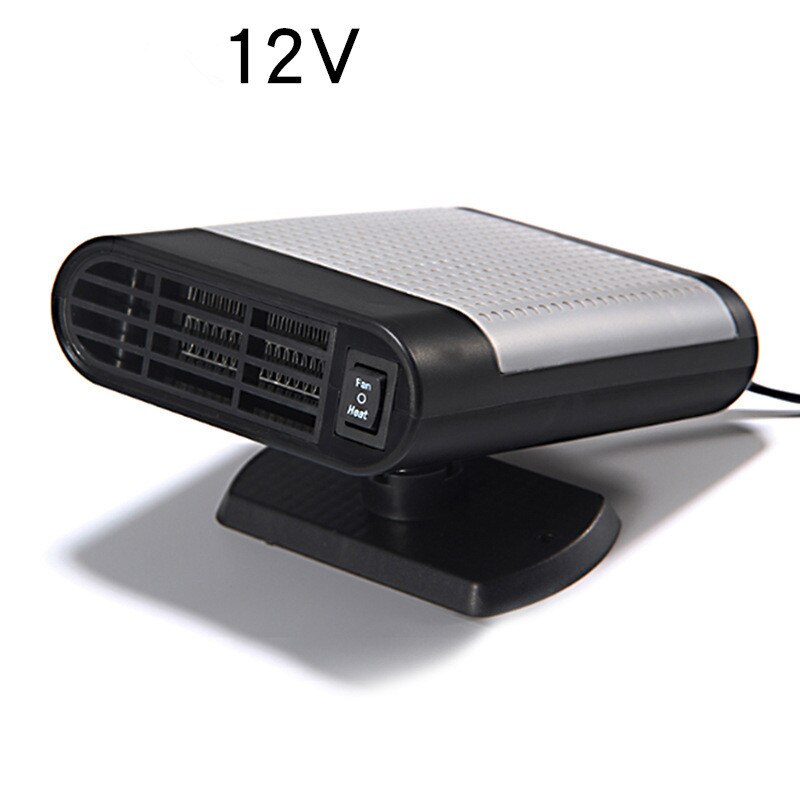 Winter Car Heater Universal 12v Car Window Fan Heater Portable Car Interior Heating Accessories Window Mist Remover Car Heaters: black