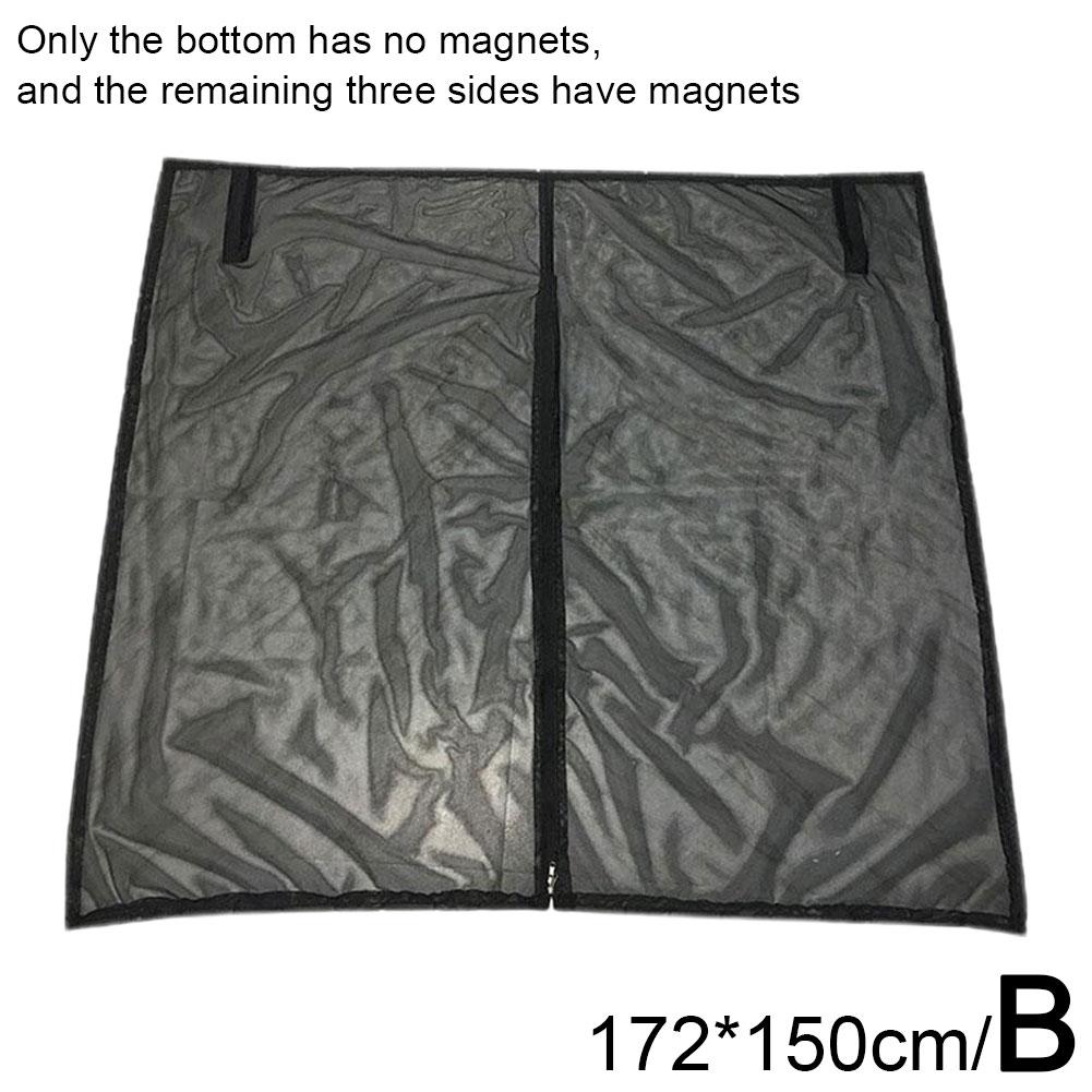 Mosquitera para puerta trasera de coche, pantalla magnética Universal, malla de ventilación para SUV MPV, mosquiteras para moscas y mosquitos de verano: RED