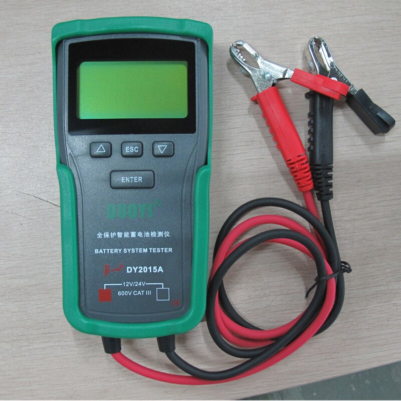 DY2015A 12V and 24V Car Battery Tester Capacity Electronic load Battery Charge Test Automotive Battery Analyzer