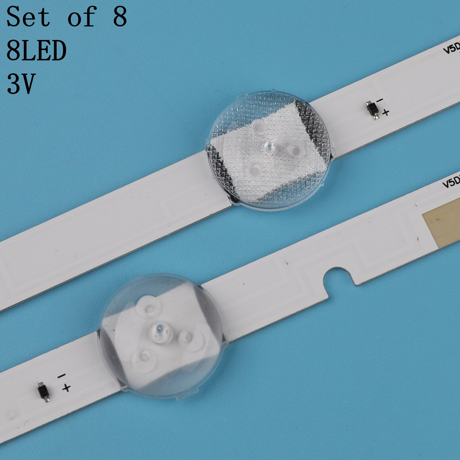 Kit 8 PCS LED backlight strip for Samsung UE48J5200 UN48J5000 LM41-00120Q LM41-00149A LM41-00120P LM41-00150A