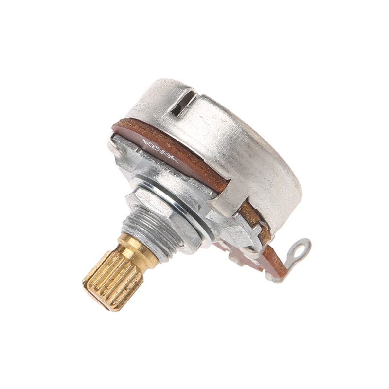 A250K Potentiometer Splined Pot Electric Guitar Bass Effect Amp Tone Volume Parts