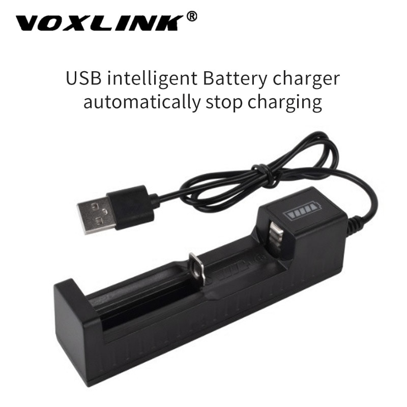 Voxlink Usb Intelligent Battery Charger Led Volledige Stop 18650 Opladen Adapter Voor Oplaadbare Batterij 26650 14500