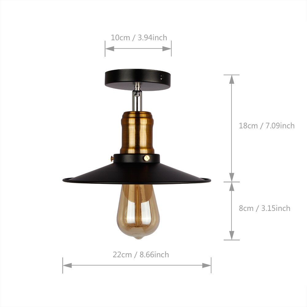 Industrielle Decke Beleuchtung Jahrgang decke Lichter retro decke lampe Hause beleuchtung wohnzimmer esszimmer schlafzimmer beleuchtung