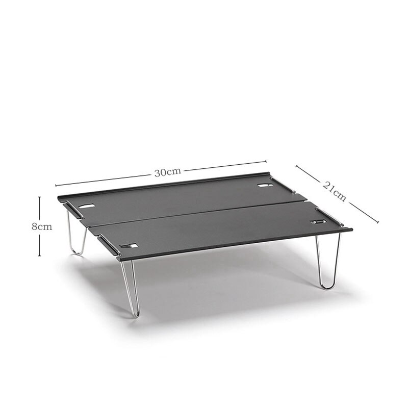 Outdoor Aluminum Alloy Camping Folding Table Portable Mini Table Barbecue Coffee Table Super Light Camping Table