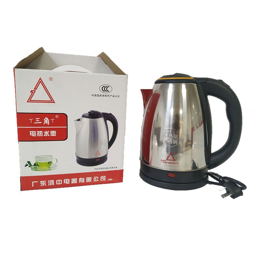 2L 1800W water electric kettle Stainless Steel Electric Kettle Auto-Off Function Water Heating Kettle Electric Teapot Bollitore