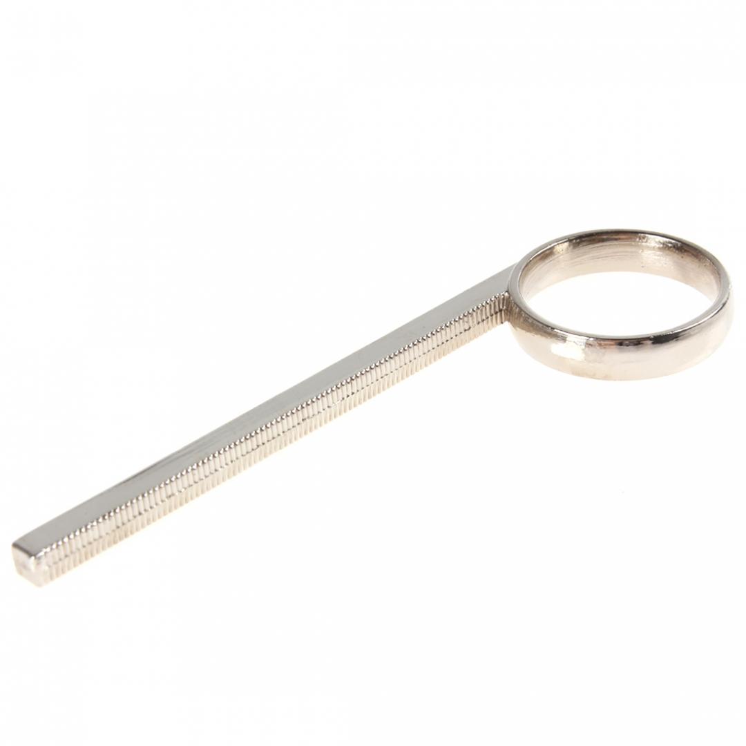 Piezas de trompeta niqueladas trompeta 3 er anillo de dedo deslizante para reparar piezas de instrumentos de viento de madera