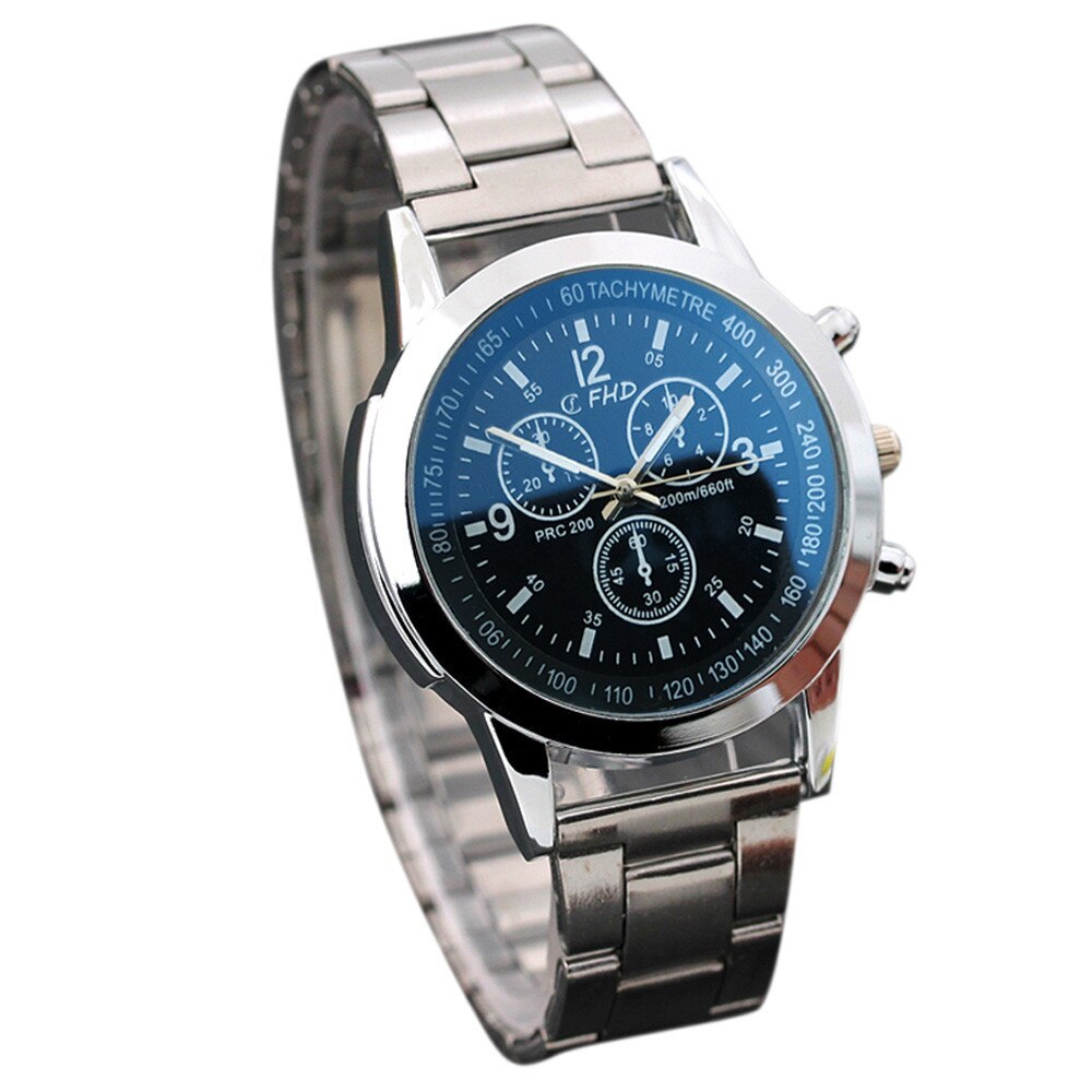 Mannen Automatische Horloge Saffier Luxe Mechanische Horloge Roestvrij Staal Waterdichte Horloge Mannen Relogio Masculino #2: Black