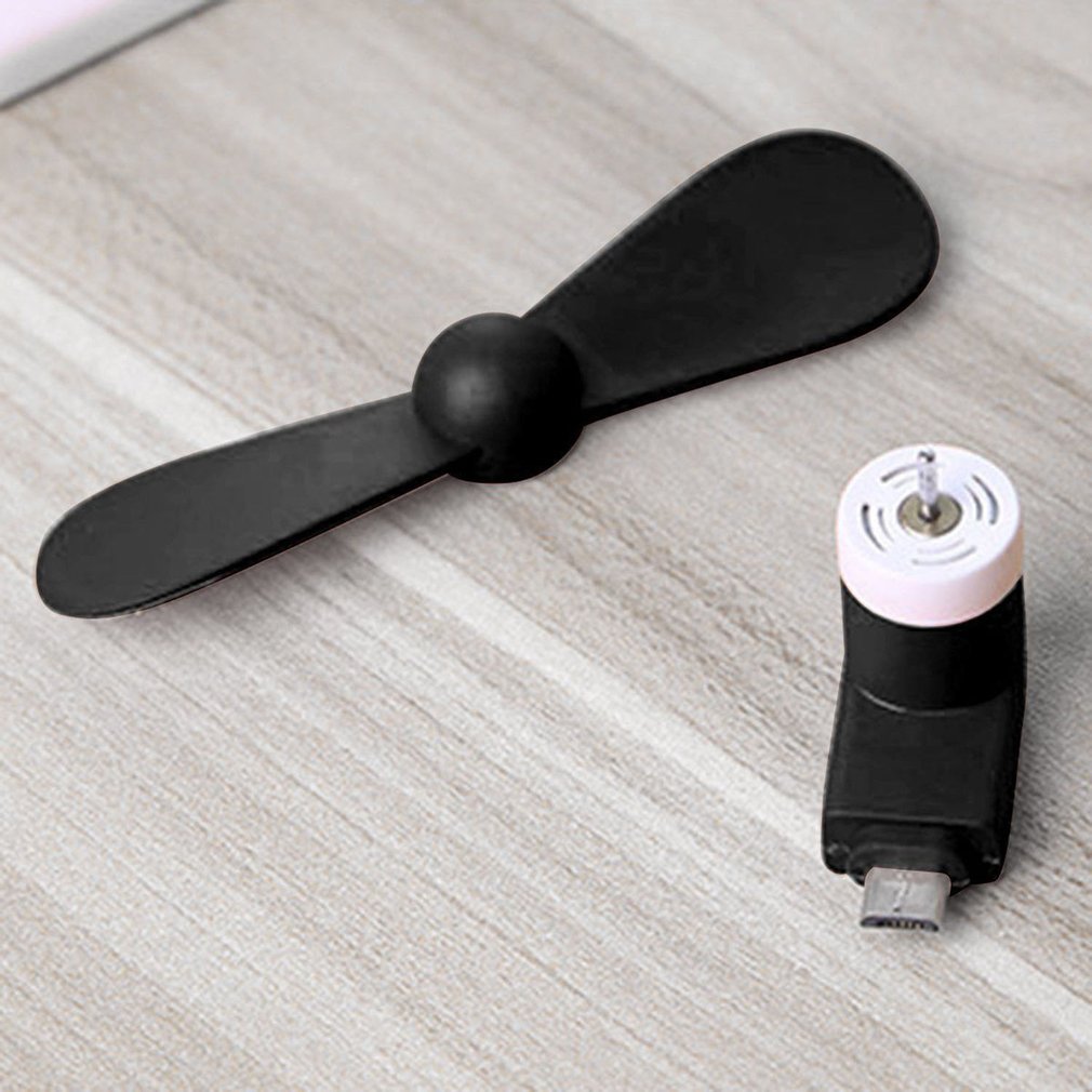 For Android Portable Cool Micro USB Fan 5V 1W Mobile Phone USB Fans Low Voice For Android Mobile Phone USB Power Supply