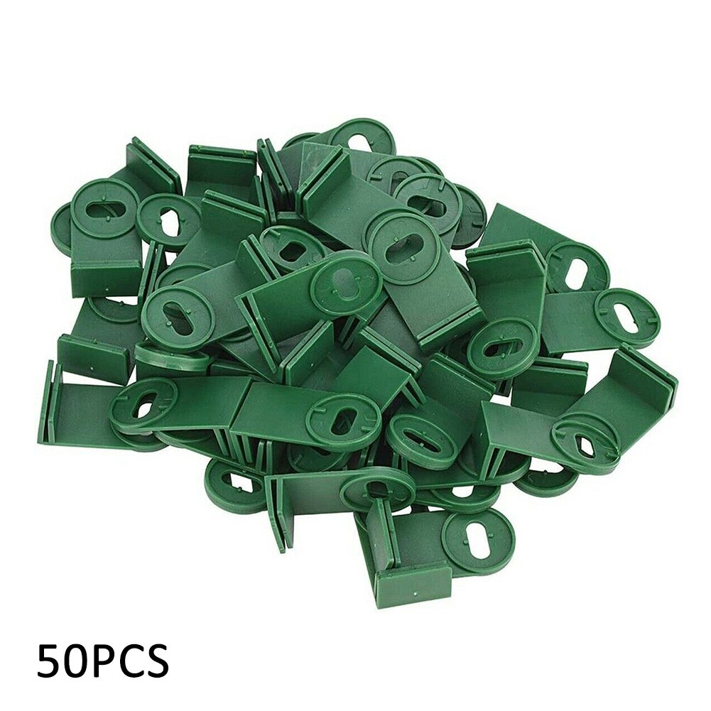 50pcs Practical Small Fixing Bubble Wrap PP Greenhouse Corner Clips Easy Use Durable Tool Garden Accessories Shading Insulation