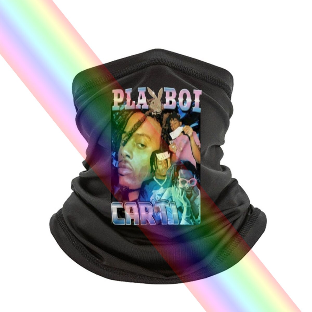 Playboi Reyes 90S Rap bufanda Vintage pañuelos de bandana Hypebeast: Default Title