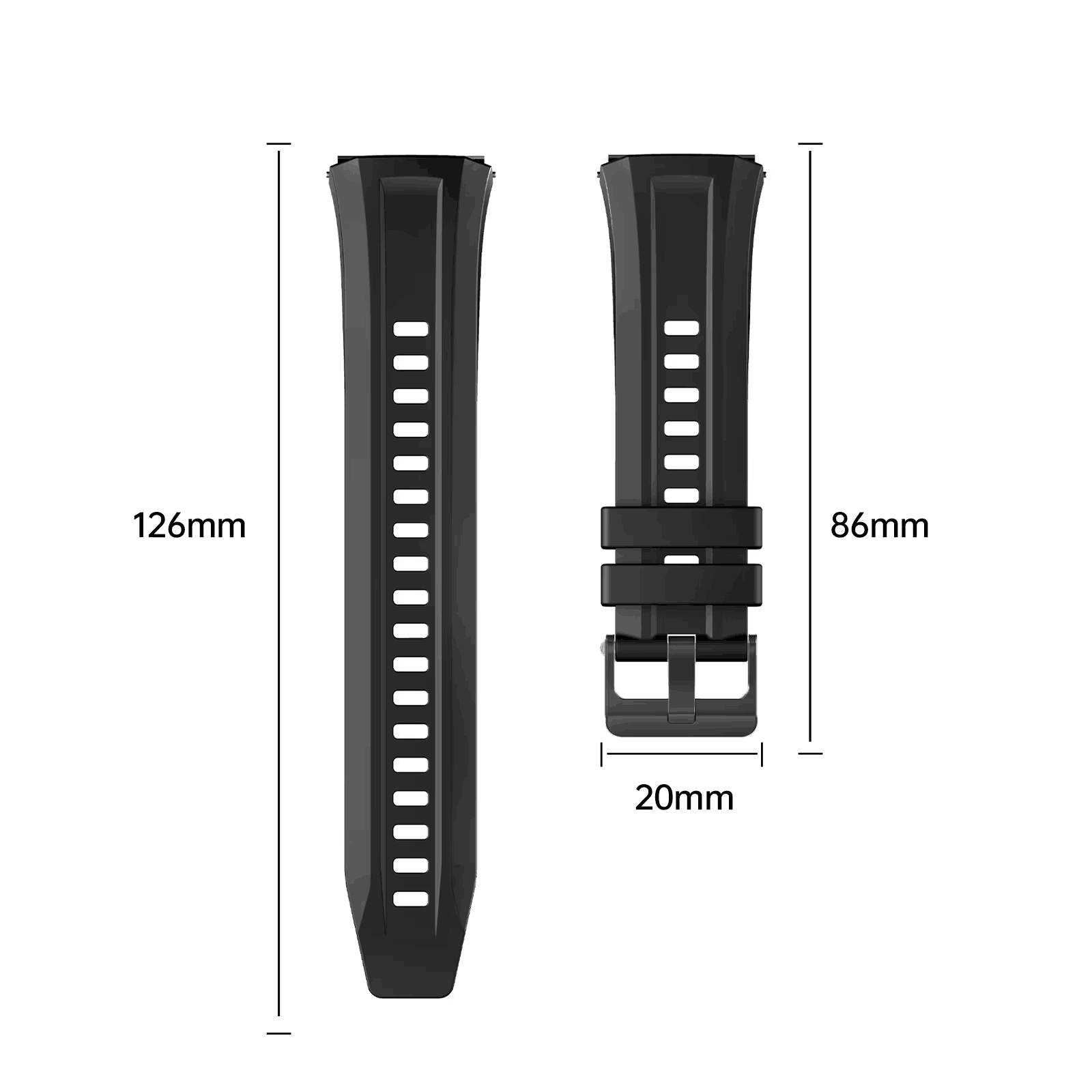 Official Silicone Strap For Huawei Watch GT5 Pro 46mm Smartwatch Bracelet Sport Watchband For Huawei GT5 Pro 46mm Accessories