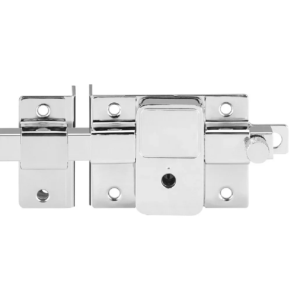 Boulon de porte en bois antivol, serrure externe à l'ancienne, clé croisée, ouverture droite des magasins, clôture de jardin, rap-duty: Beige