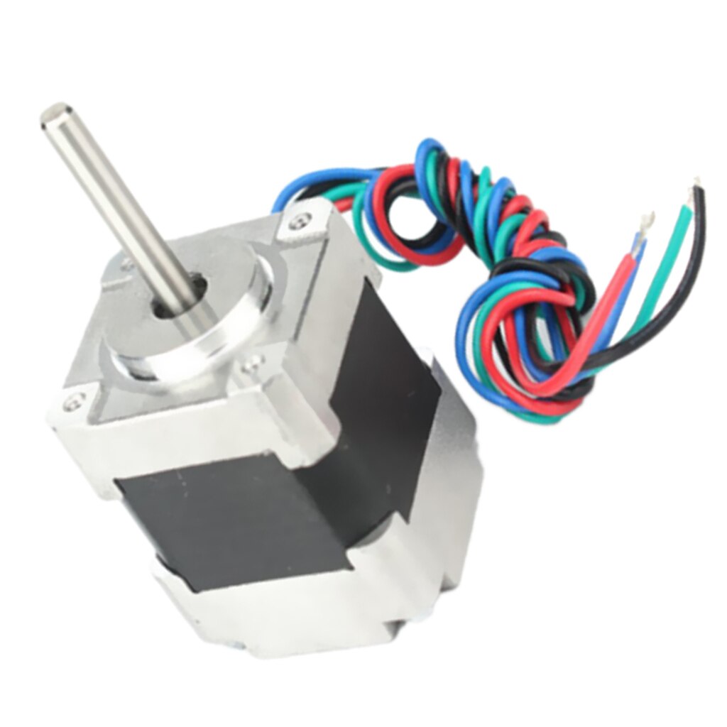 Motor paso a paso de dos fases de 35mm, 12 V/1 a 200 RPM, ángulo de paso de 1,8 grados con 4 cables para impresora 3D Nema14, CNC