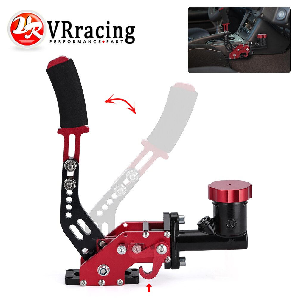 VR Racing Hydraulic Drift Handbrake Gear Lever With Oil Tank Hydro E-Brake Rally 0.75Bar 3/8-24 Parking Adjustable Brake