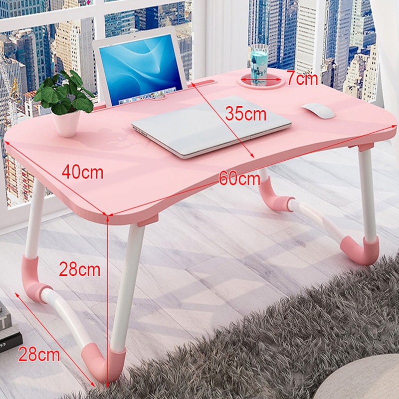 home portable folding bed notebook support frame bedroom living room small computer desk student study table