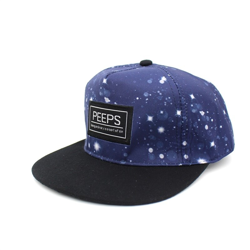 Minhui nueva PEEPS gorras de béisbol Snapback sombrero plano baile callejero gorros de hip hop para hombres y mujeres: Blue 4