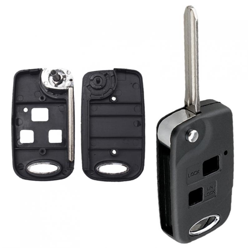 2 Buttons Modified Car Remote Key Shell Fit for Toyota Yaris/ Prad/ Camry / Tarago / Corolla / Land Cruiser RAV4 / Avalon Echo